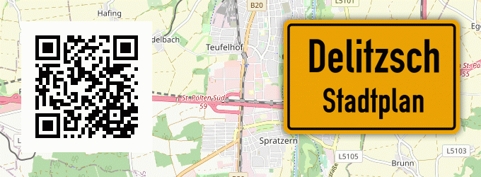 Stadtplan Delitzsch