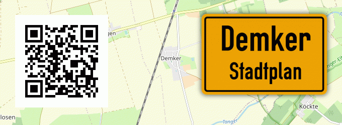 Stadtplan Demker