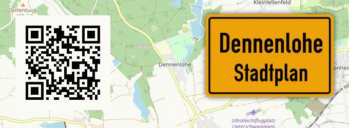 Stadtplan Dennenlohe