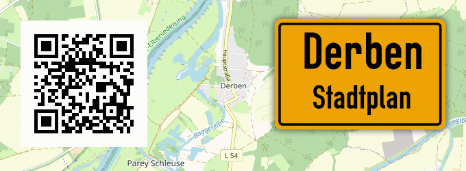 Stadtplan Derben