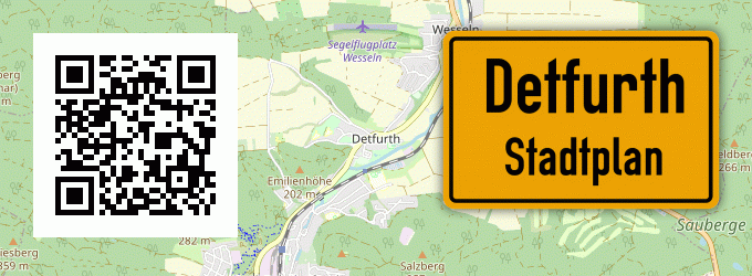 Stadtplan Detfurth