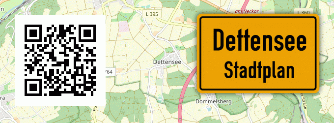 Stadtplan Dettensee