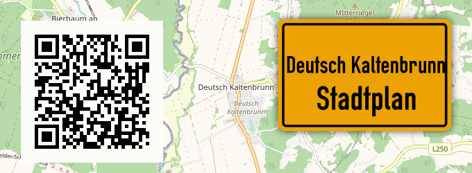 Stadtplan Deutsch Kaltenbrunn