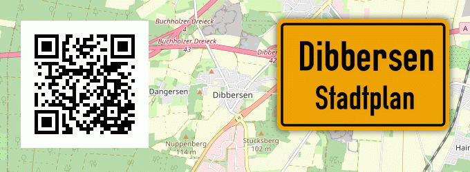 Stadtplan Dibbersen, Kreis Harburg