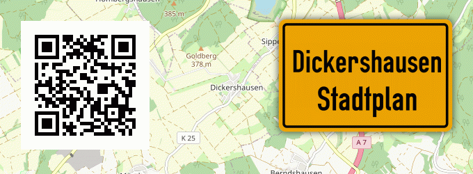 Stadtplan Dickershausen