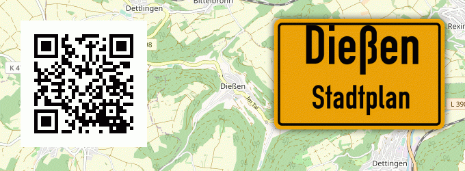 Stadtplan Dießen