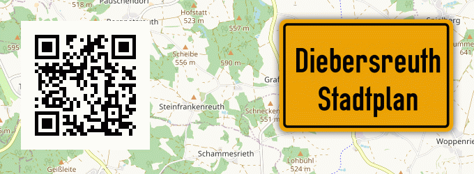 Stadtplan Diebersreuth