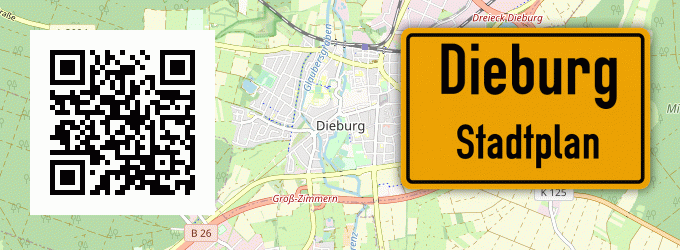 Stadtplan Dieburg