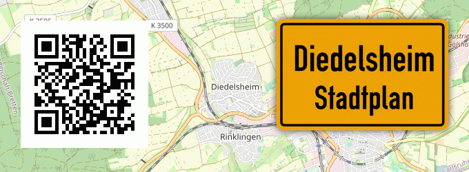 Stadtplan Diedelsheim