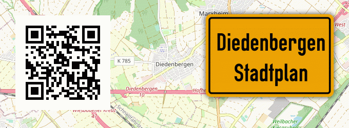 Stadtplan Diedenbergen