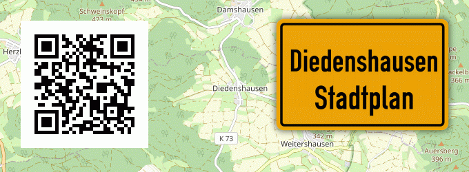 Stadtplan Diedenshausen