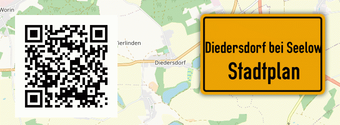 Stadtplan Diedersdorf bei Seelow