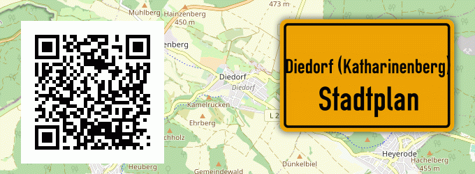 Stadtplan Diedorf (Katharinenberg)