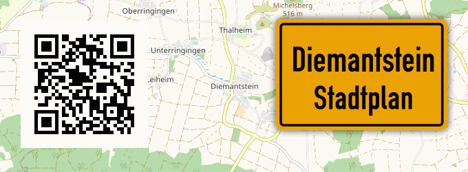 Stadtplan Diemantstein
