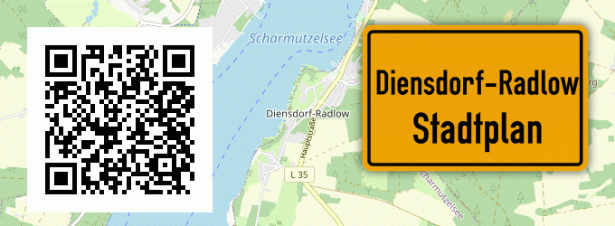 Stadtplan Diensdorf-Radlow