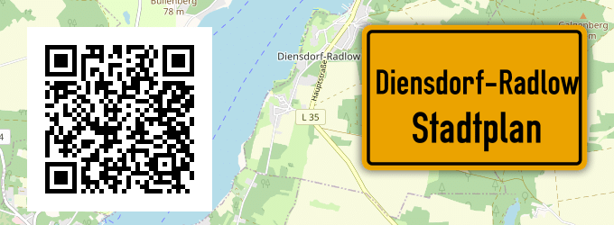 Stadtplan Diensdorf-Radlow