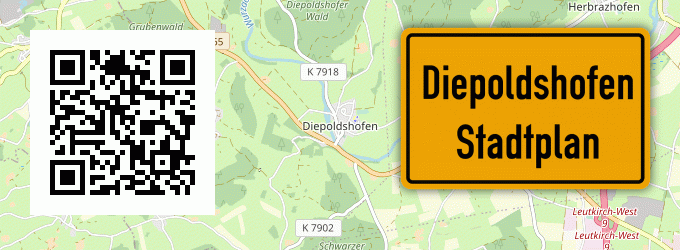 Stadtplan Diepoldshofen