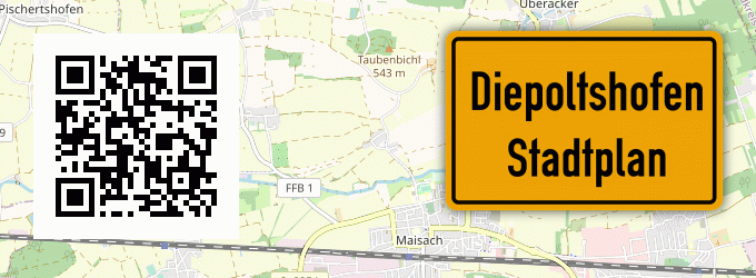 Stadtplan Diepoltshofen