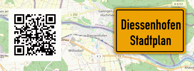 Stadtplan Diessenhofen