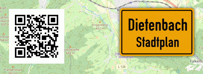 Stadtplan Dietenbach
