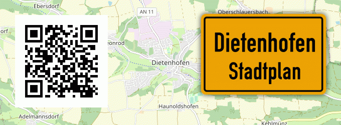 Stadtplan Dietenhofen