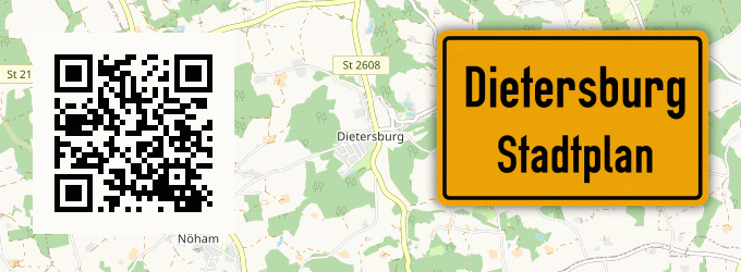 Stadtplan Dietersburg