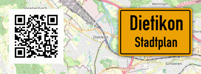Stadtplan Dietikon