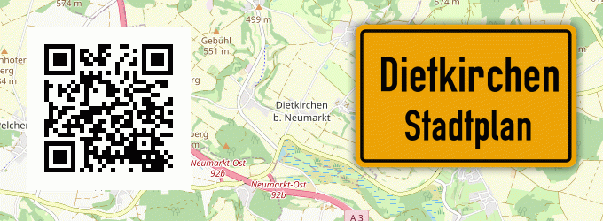 Stadtplan Dietkirchen, Oberpfalz