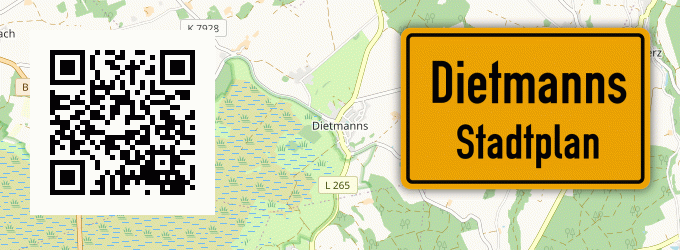 Stadtplan Dietmanns