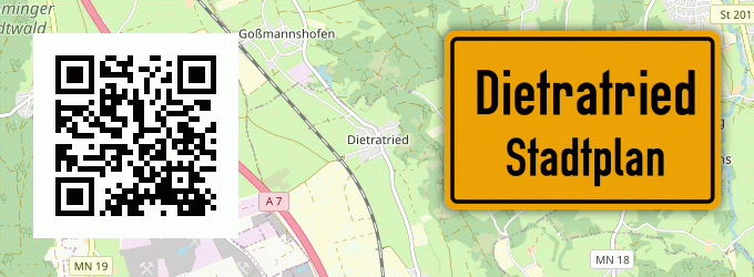 Stadtplan Dietratried