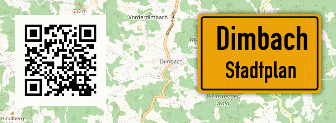 Stadtplan Dimbach, Pfalz