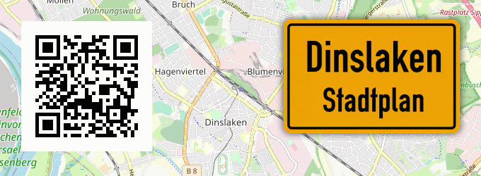 Stadtplan Dinslaken