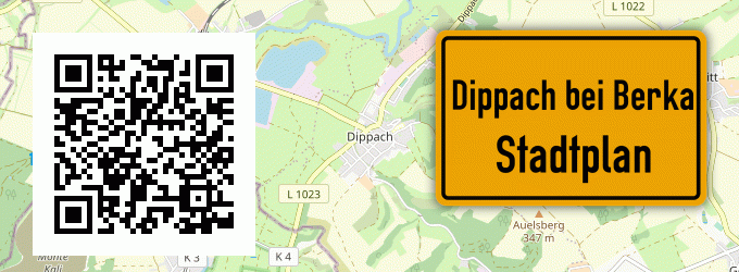 Stadtplan Dippach bei Berka