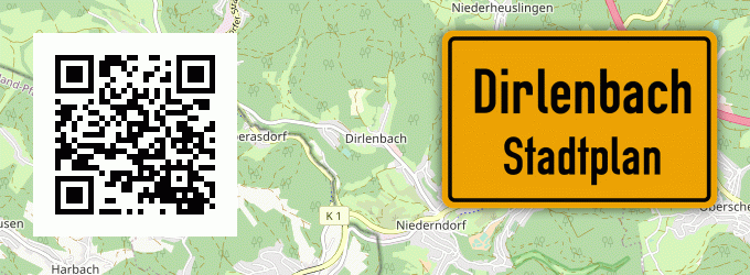 Stadtplan Dirlenbach