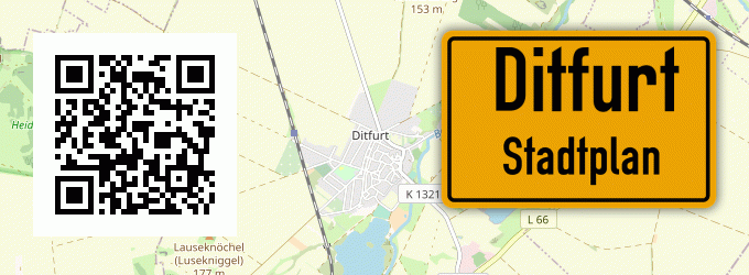 Stadtplan Ditfurt