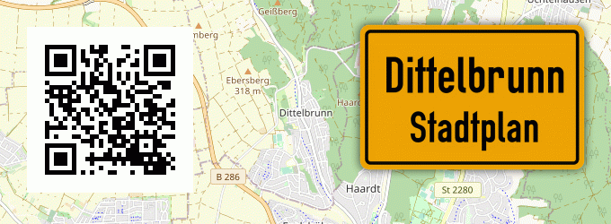 Stadtplan Dittelbrunn