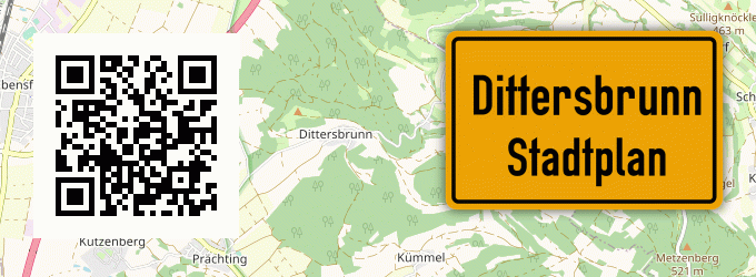 Stadtplan Dittersbrunn
