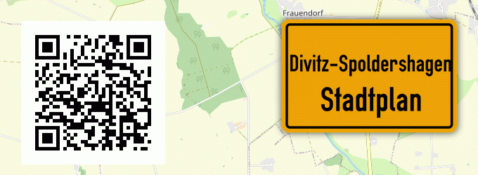 Stadtplan Divitz-Spoldershagen
