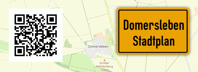 Stadtplan Domersleben
