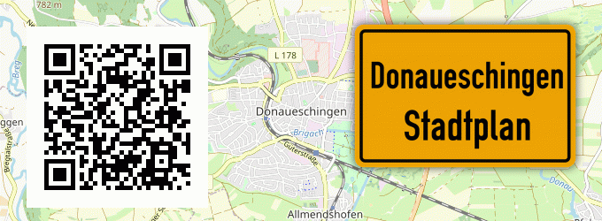 Stadtplan Donaueschingen
