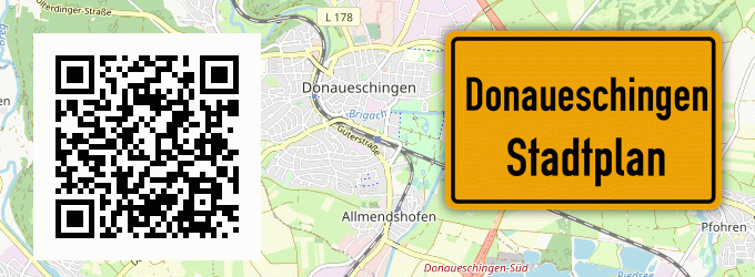 Stadtplan Donaueschingen