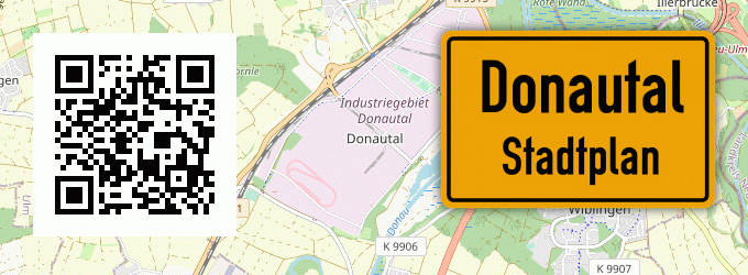 Stadtplan Donautal