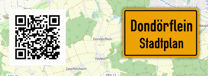 Stadtplan Dondörflein