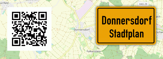Stadtplan Donnersdorf