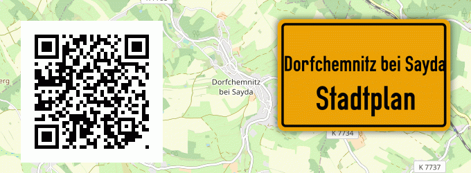 Stadtplan Dorfchemnitz bei Sayda