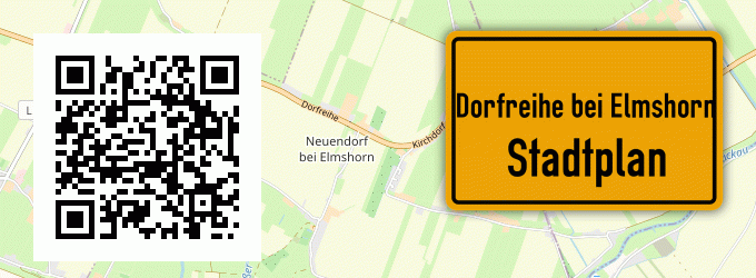 Stadtplan Dorfreihe bei Elmshorn