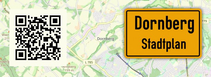 Stadtplan Dornberg, Baden