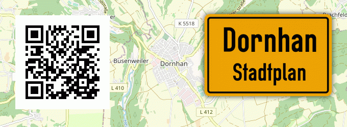 Stadtplan Dornhan
