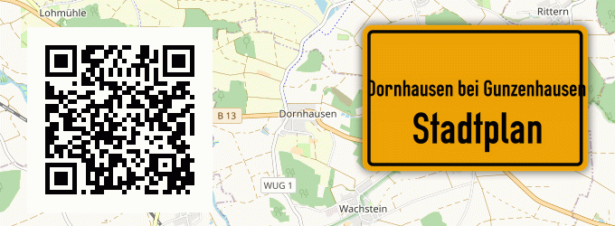 Stadtplan Dornhausen bei Gunzenhausen, Mittelfranken