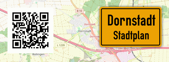 Stadtplan Dornstadt